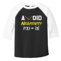 Avoid Negativity Funny Math Pun Equation Toddler Fine Jersey T-Shirt