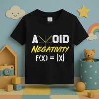 Avoid Negativity Funny Math Pun Equation Toddler T-Shirt
