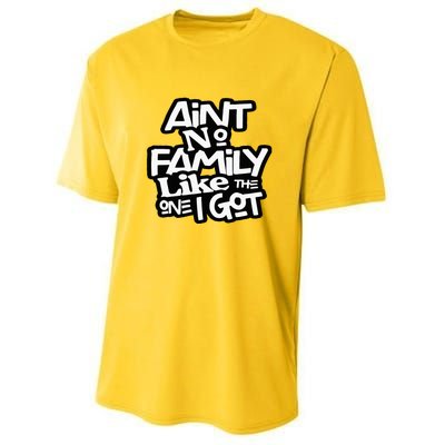 Aint No Family Like The One I Got For Family Youth Performance Sprint T-Shirt