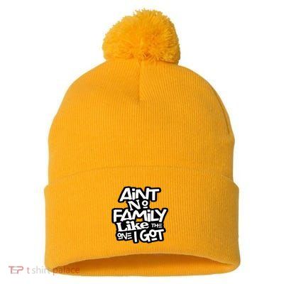 Aint No Family Like The One I Got For Family Pom Pom 12in Knit Beanie