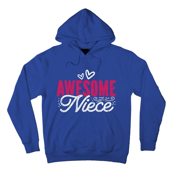 Awesome Niece Funny Auntie Aunt Graphic Gift Hoodie