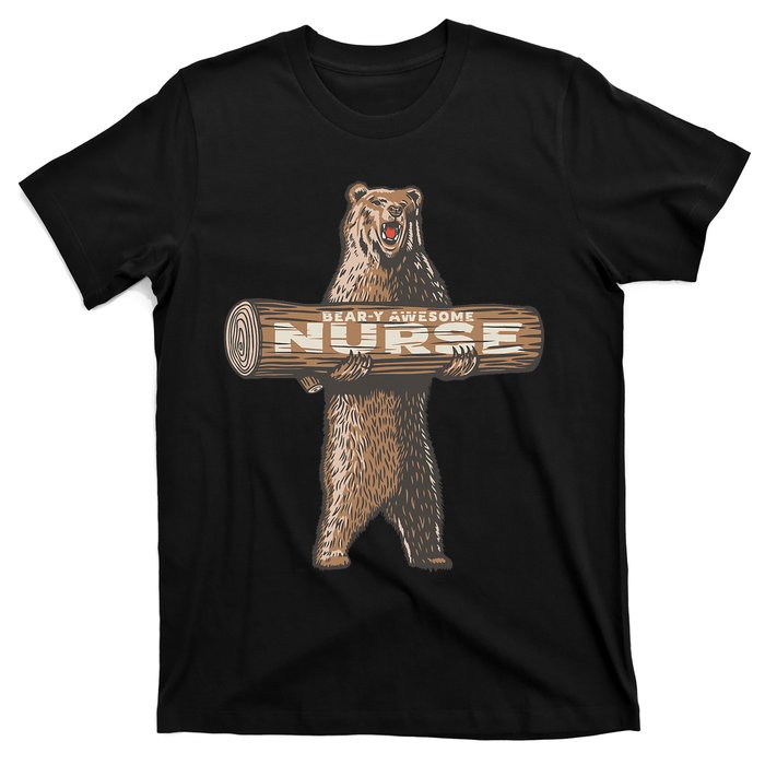 Awesome Nurse Funny Saying Fun Nursing Appreciation T-Shirt