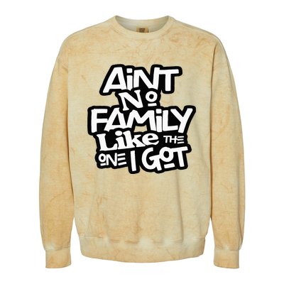 AinT No Family Like The One I Got For Family Colorblast Crewneck Sweatshirt