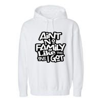 AinT No Family Like The One I Got For Family Garment-Dyed Fleece Hoodie