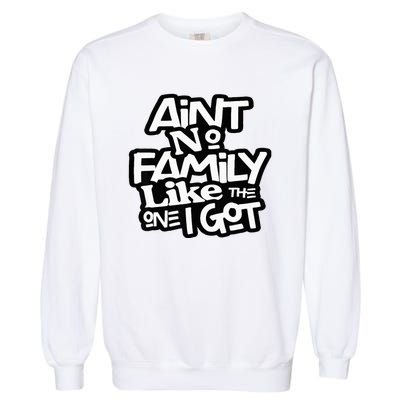 AinT No Family Like The One I Got For Family Garment-Dyed Sweatshirt