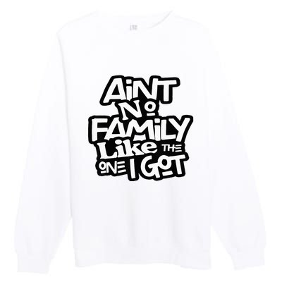 AinT No Family Like The One I Got For Family Premium Crewneck Sweatshirt