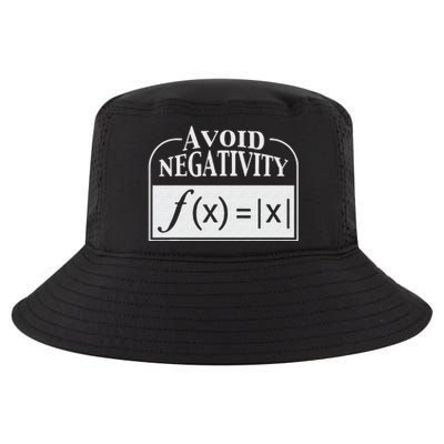 Avoid Negativity Funny Math Pun Equation Cool Comfort Performance Bucket Hat