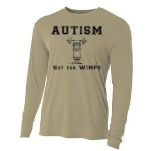 Autism Not For Wimps Autism Awarenesss Cooling Performance Long Sleeve Crew