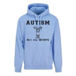 Autism Not For Wimps Autism Awarenesss Unisex Surf Hoodie