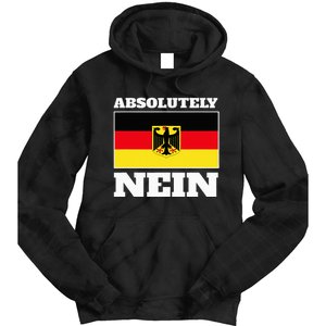 Absolutely Nein Flag of german Eagle Germany German Tie Dye Hoodie