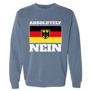 Absolutely Nein Flag of german Eagle Germany German Garment-Dyed Sweatshirt