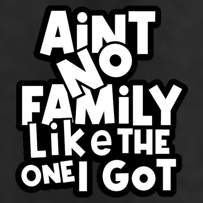 Ain't No Family Like The One I Got Matching Family 7 Panel Mesh Trucker Snapback Hat