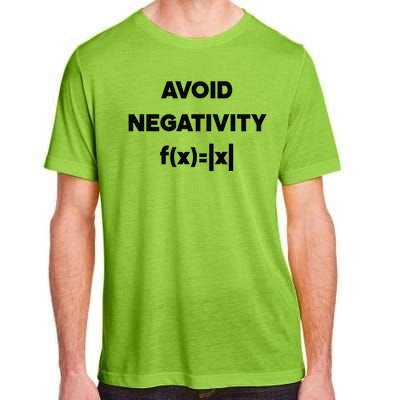 Avoid Negativity Funny Math Formula Adult ChromaSoft Performance T-Shirt