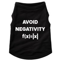 Avoid Negativity Funny Math Formula Doggie Tank