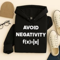 Avoid Negativity Funny Math Formula Hoodie
