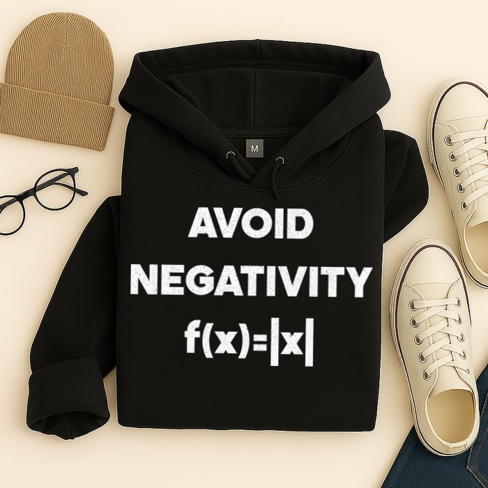 Avoid Negativity Funny Math Formula Hoodie