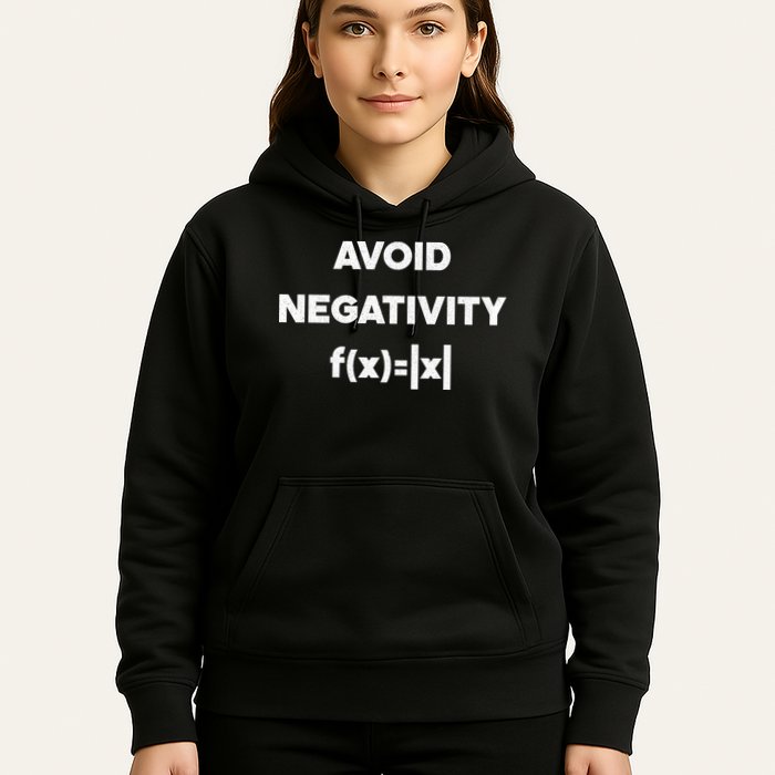 Avoid Negativity Funny Math Formula Hoodie