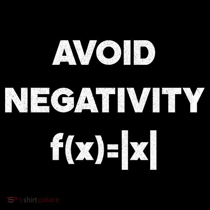 Avoid Negativity Funny Math Formula Sweatshirt