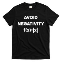 Avoid Negativity Funny Math Formula T-Shirt