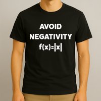 Avoid Negativity Funny Math Formula T-Shirt