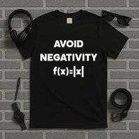 Avoid Negativity Funny Math Formula T-Shirt