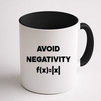 Avoid Negativity Funny Math Formula Mug