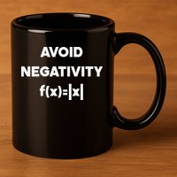 Avoid Negativity Funny Math Formula 11oz C Handle Ceramic Mug