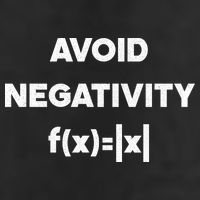 Avoid Negativity Funny Math Formula Beanie