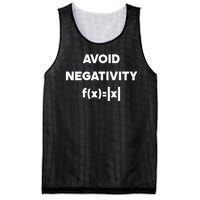 Avoid Negativity Funny Math Formula Mesh Reversible Basketball Jersey Tank