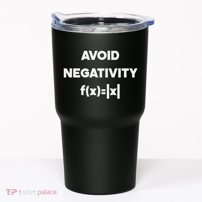 Avoid Negativity Funny Math Formula Tumbler