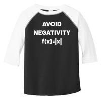 Avoid Negativity Funny Math Formula Toddler Fine Jersey T-Shirt
