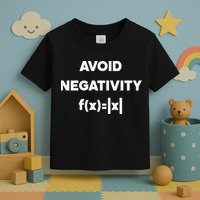 Avoid Negativity Funny Math Formula Toddler T-Shirt