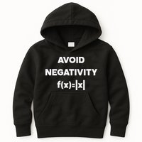 Avoid Negativity Funny Math Formula Kids Hoodie