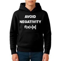 Avoid Negativity Funny Math Formula Kids Hoodie
