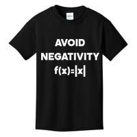 Avoid Negativity Funny Math Formula Kids T-Shirt