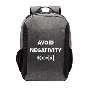 Avoid Negativity Funny Math Formula Vector Backpack