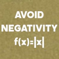 Avoid Negativity Funny Math Formula Garment-Dyed Women's Muscle Tee