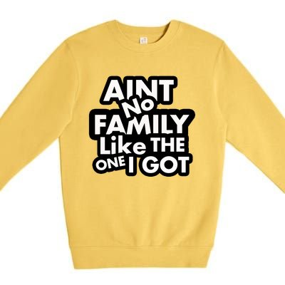 Ain't No Family Like The One I Got Premium Crewneck Sweatshirt