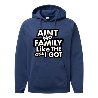 Ain't No Family Like The One I Got Performance Fleece Hoodie