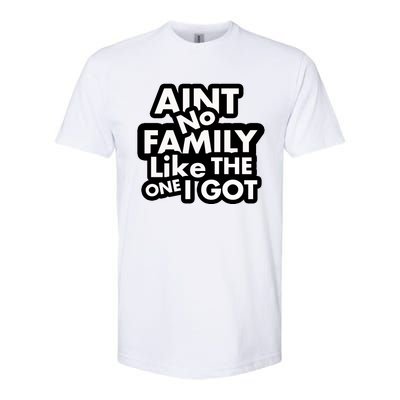 Ain't No Family Like The One I Got Softstyle CVC T-Shirt