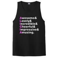 Alicia Name Gift Personalized Alicia PosiCharge Competitor Tank