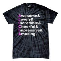 Alicia Name Gift Personalized Alicia Tie-Dye T-Shirt