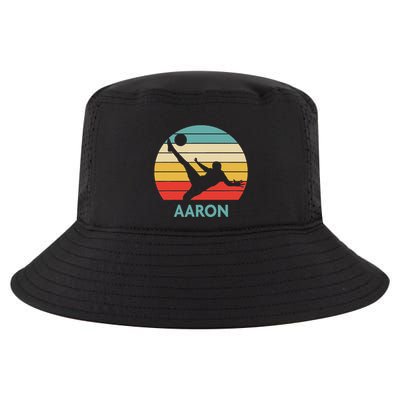 Aaron Name Gift Personalized Soccer Cool Comfort Performance Bucket Hat