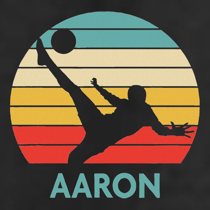 Aaron Name Gift Personalized Soccer Cool Comfort Performance Bucket Hat
