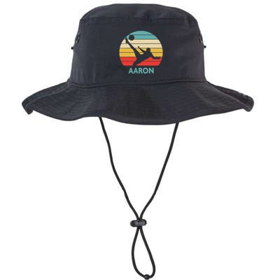 Aaron Name Gift Personalized Soccer Bucket Hat