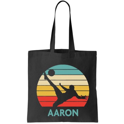 Aaron Name Gift Personalized Soccer Bag