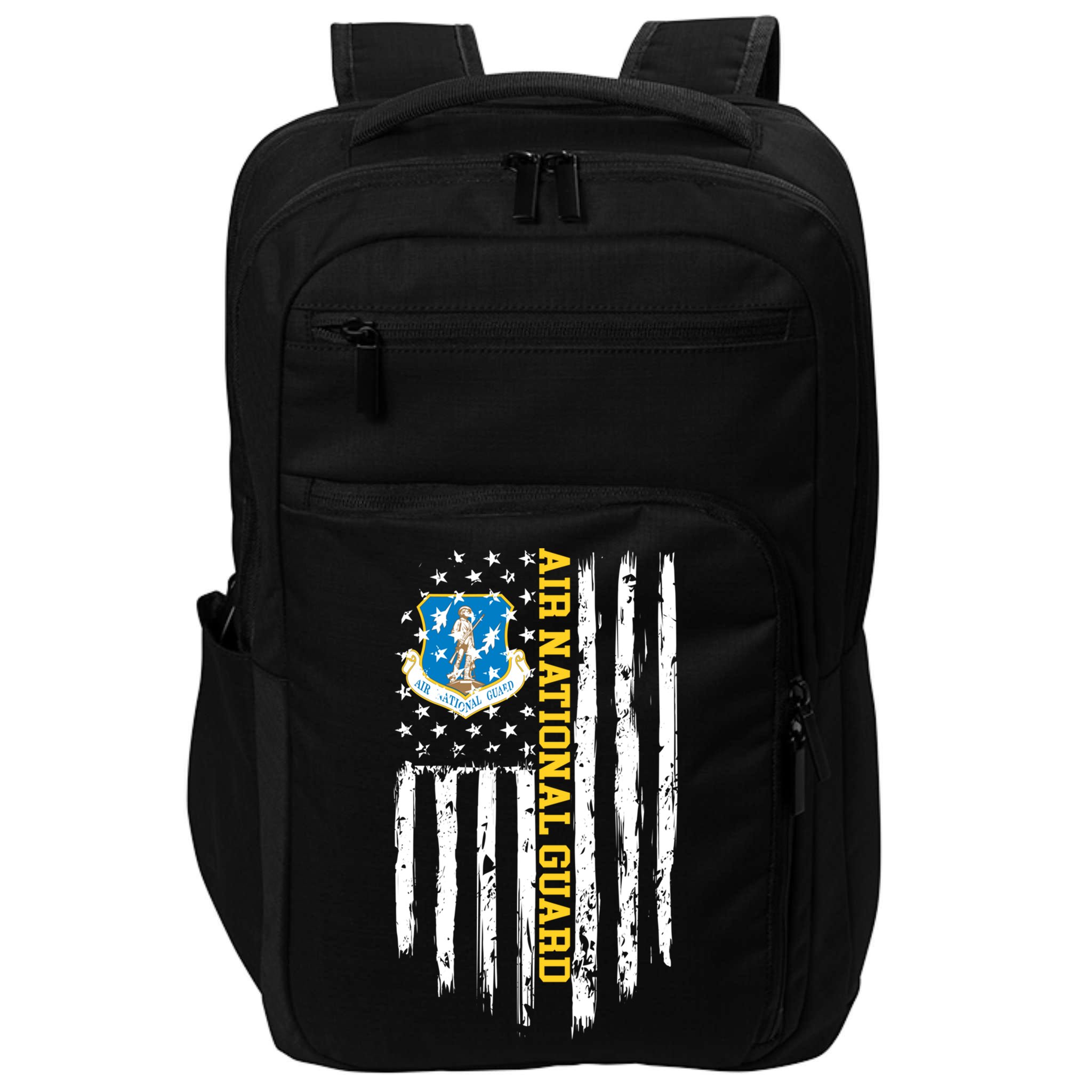 Air National Guard American Flag Gift Impact Tech Backpack