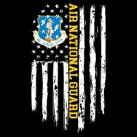 Air National Guard American Flag Gift Impact Tech Backpack
