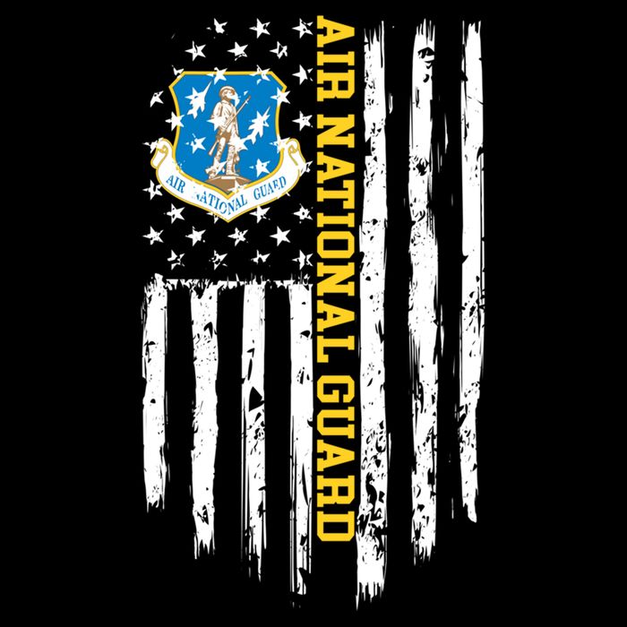 Air National Guard American Flag Gift Impact Tech Backpack