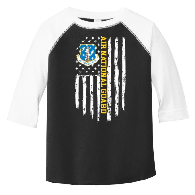 Air National Guard American Flag Gift Toddler Fine Jersey T-Shirt